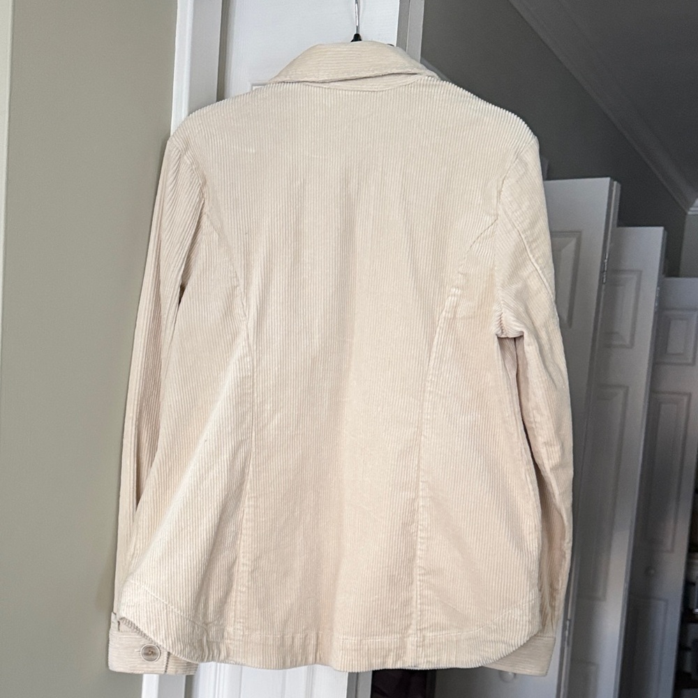 CAbi Ivory Corduroy Utility Jacket Sz.M - Picture 7 of 7